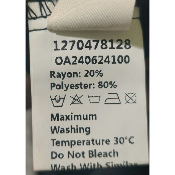 NWT Commense Black Maxi Dress Short Sleeves Size Medium~Stretch Top~Pockets - Picture 8 of 10